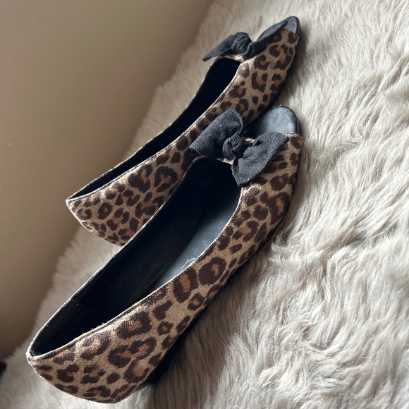 Gap Leopard peep toe Flats 🐆 🥿 - Picture 3 of 3